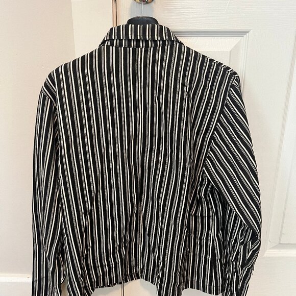 Black Frontier Stripe Work Jacket by Big Bud Press - Picture 4 of 4